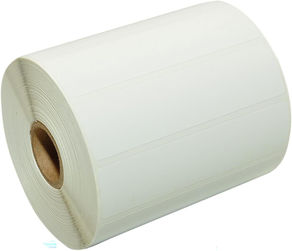 Continental Datalabel white 4" × 1" direct thermal label roll with permanent adhesive