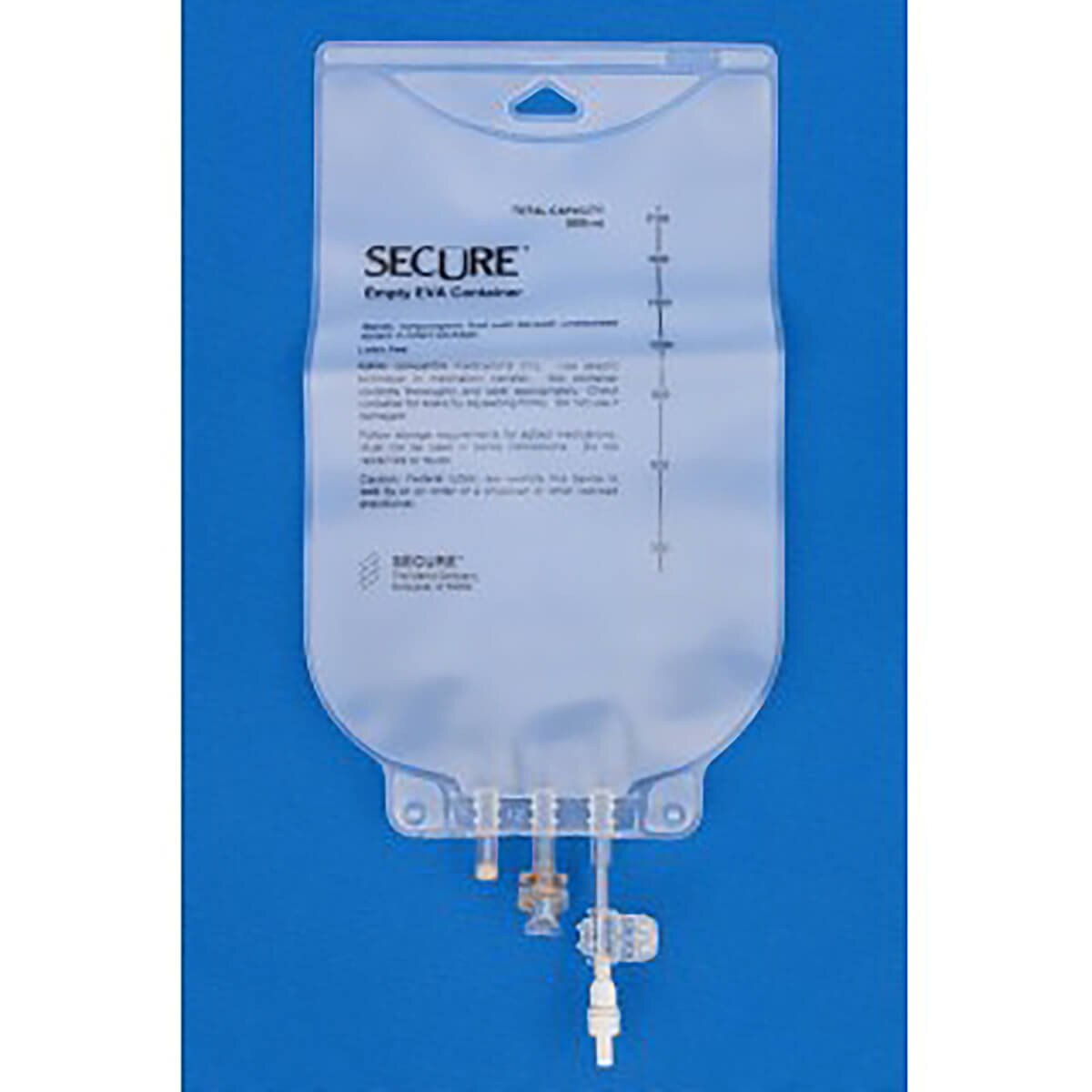 Metrix Secure 3,000 mL EVA legless IV mixing bag with female screw connector