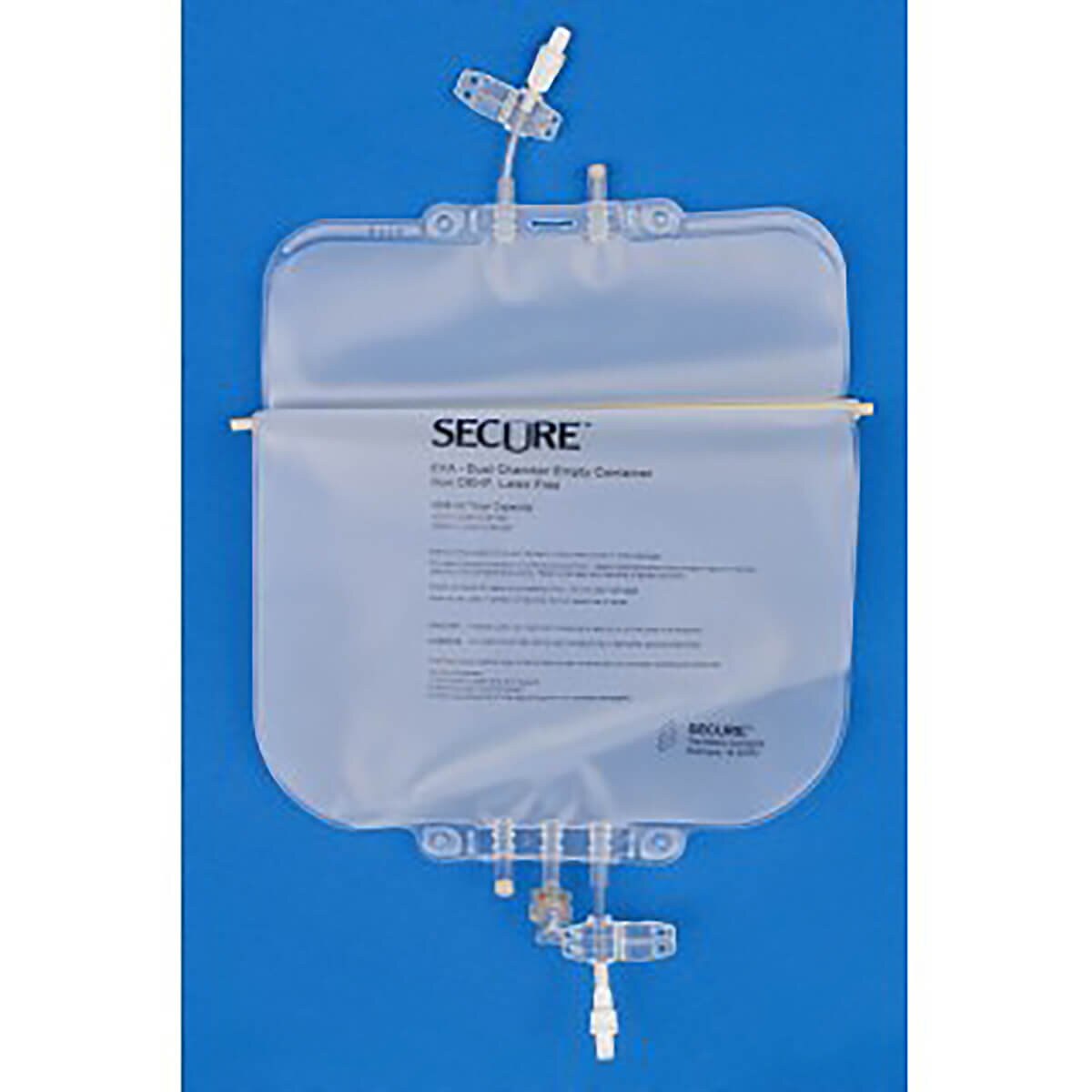 Metrix Secure 666 Series EVA legless dual-chamber TPN bag with male screw connector, 4,000 mL