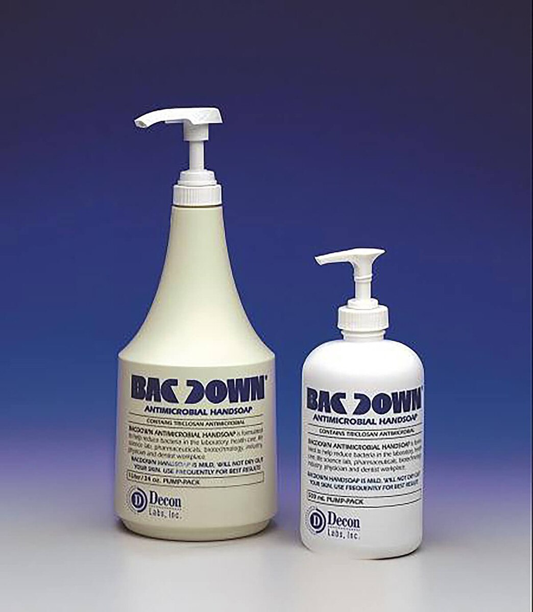 Bacdown Professional Gentle Soap, Pump Bottle, 500ml