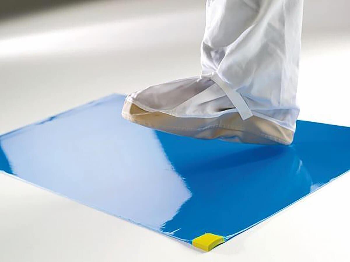 CleanStep, Blue Tacky Mat, Adhesive Back, 18x36