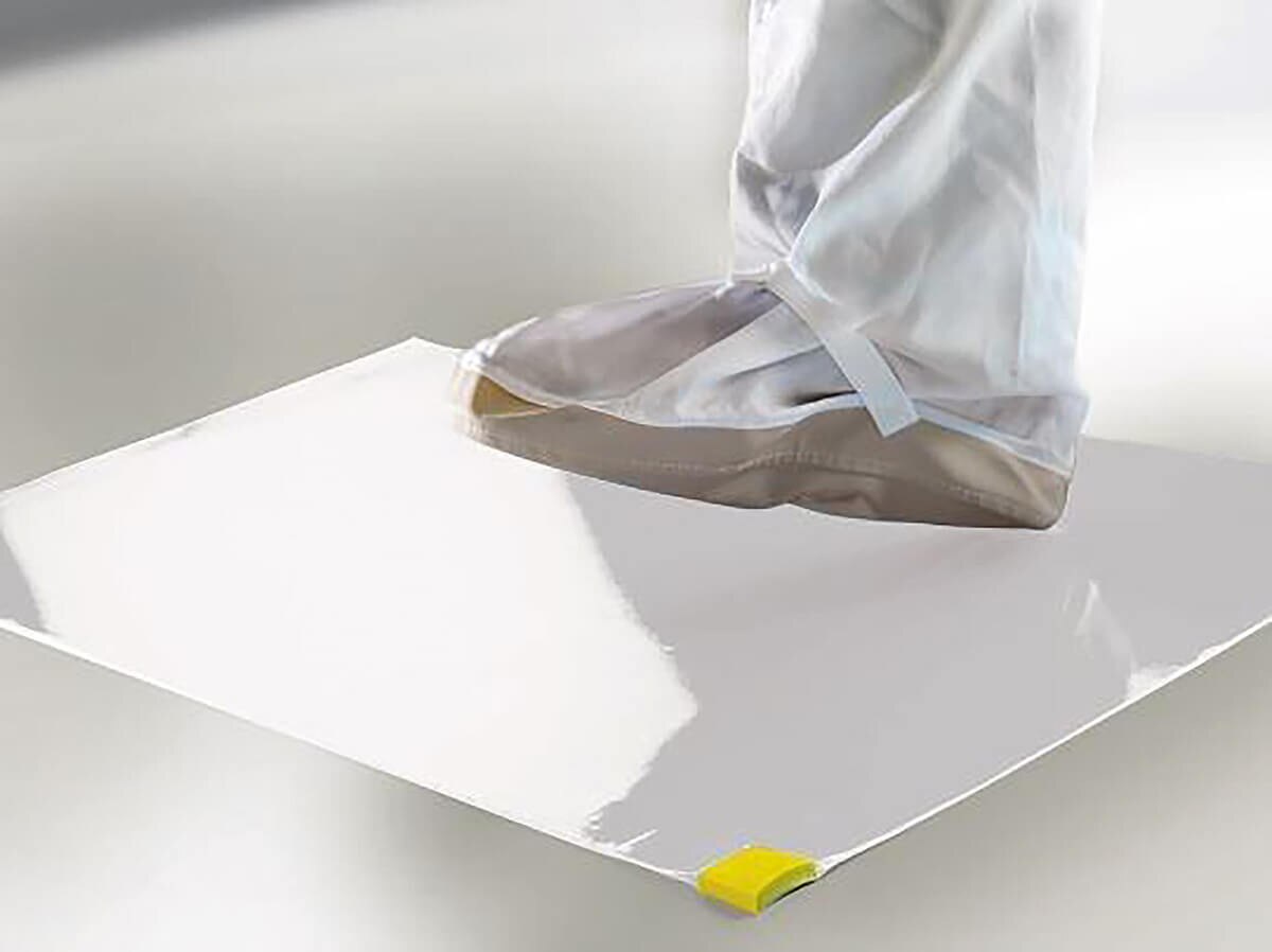 CleanStep, White Tacky Mat, Adhesive Back, 25x45