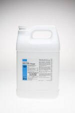 Single gallon container of DECON-Clean residue remover concentrate positioned upright on a white studio surface.