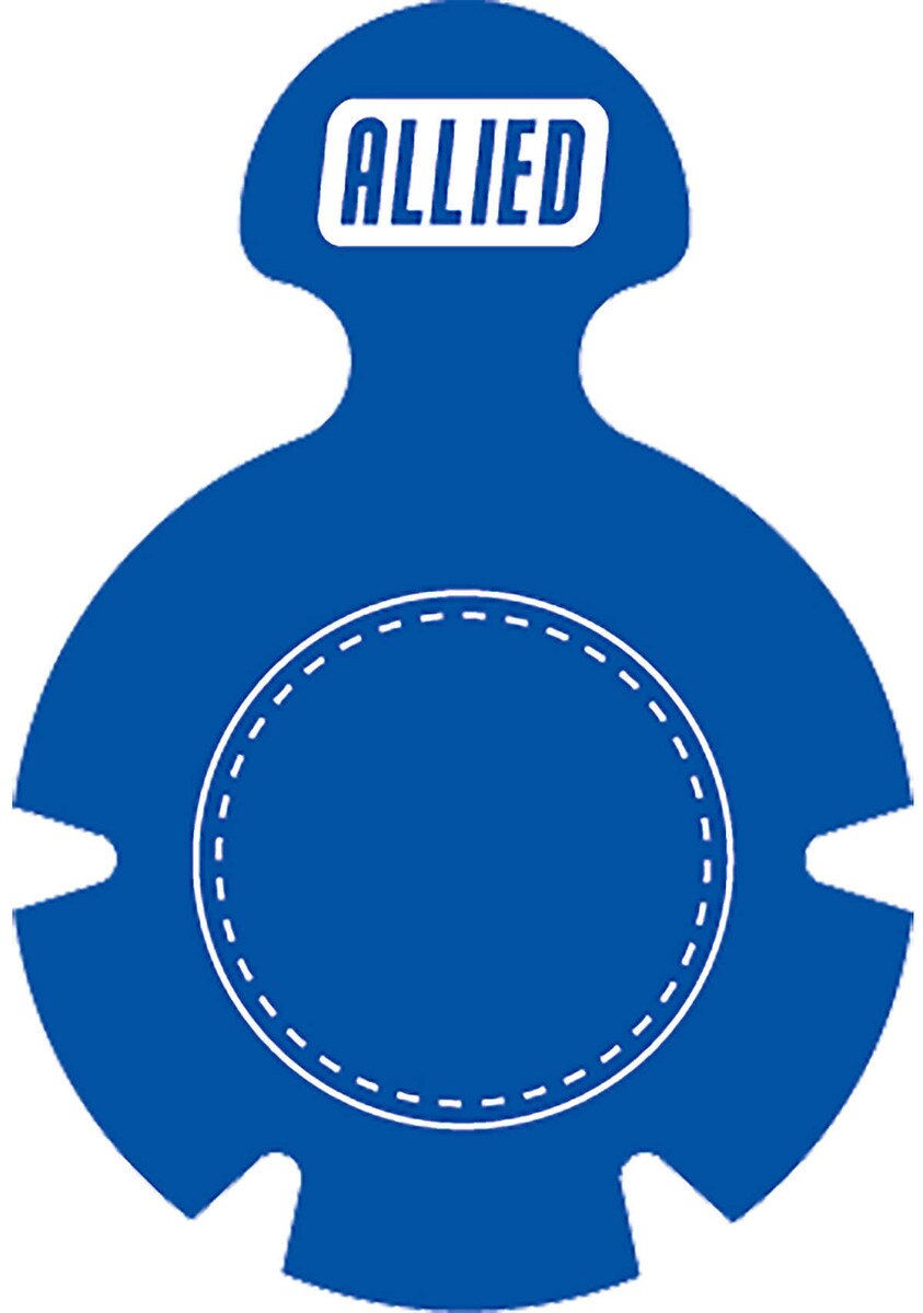 Individual Steri-Tamp 28 mm blue tamper-evident vial seal