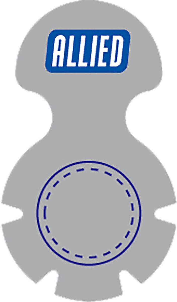 Individual Steri-Tamp 20 mm silver tamper-evident vial seal