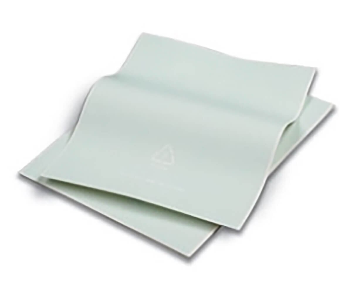 Flexible blue-and-white Texwipe TexWrite MP10 synthetic cleanroom paper sheets, 8.5 × 11 inches, SKU TX5800