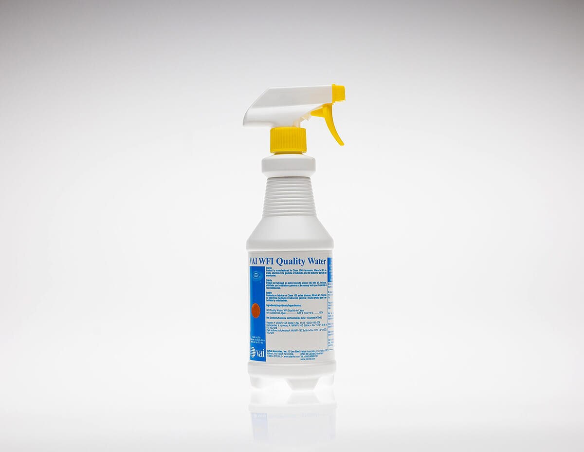 VAI WFI Water spray bagged