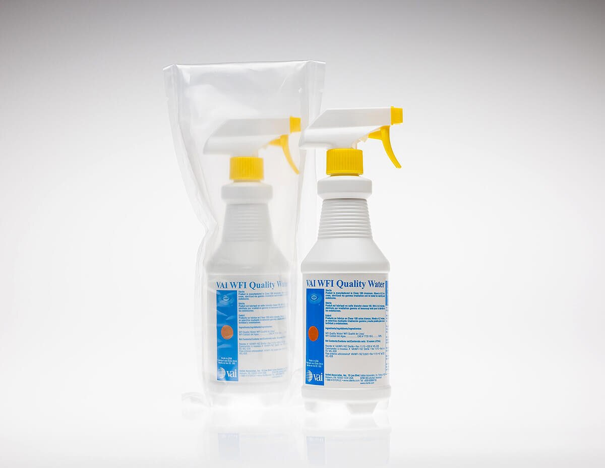 VAI WFI Quality Water spray
